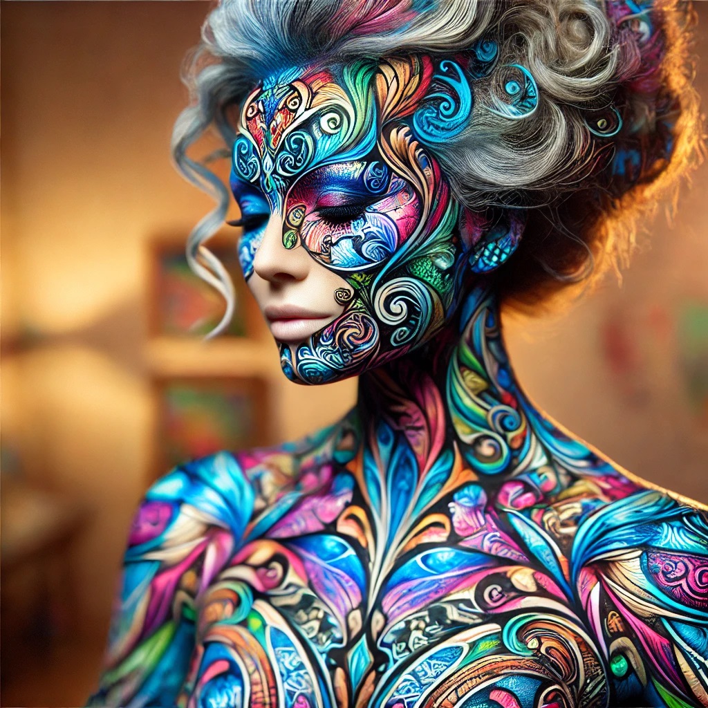 Trang điểm body painting